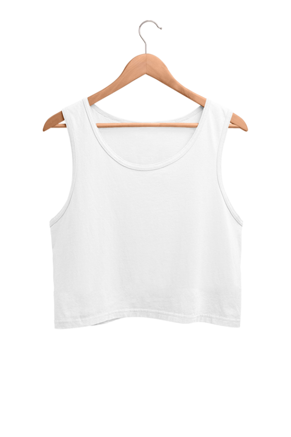 White Crop Tank