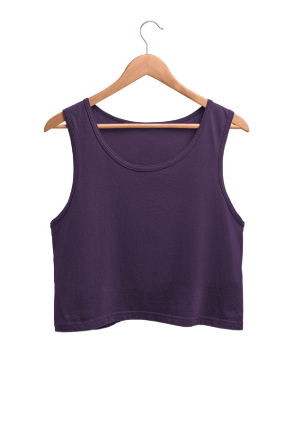 Purple Crop Tank
