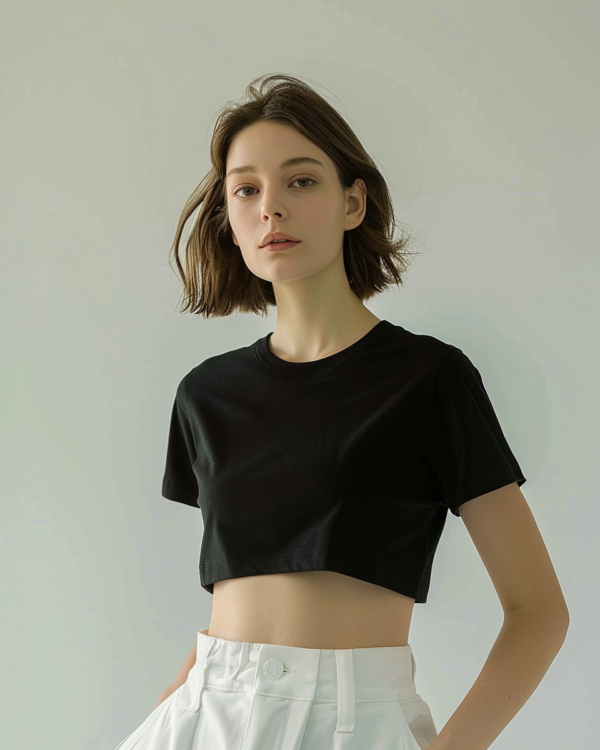 Black Crop Top
