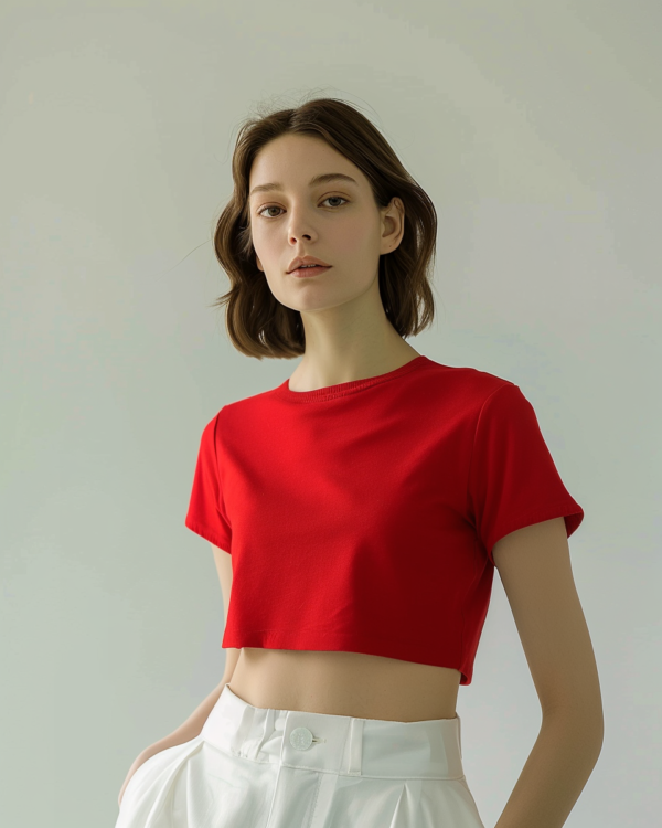 Red Crop Top