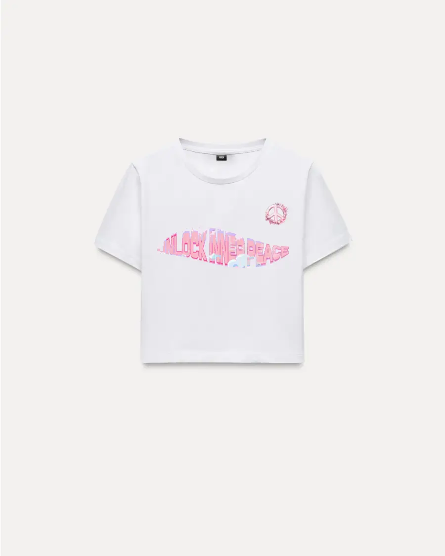 "Unlock Inner Peace" Crop Top