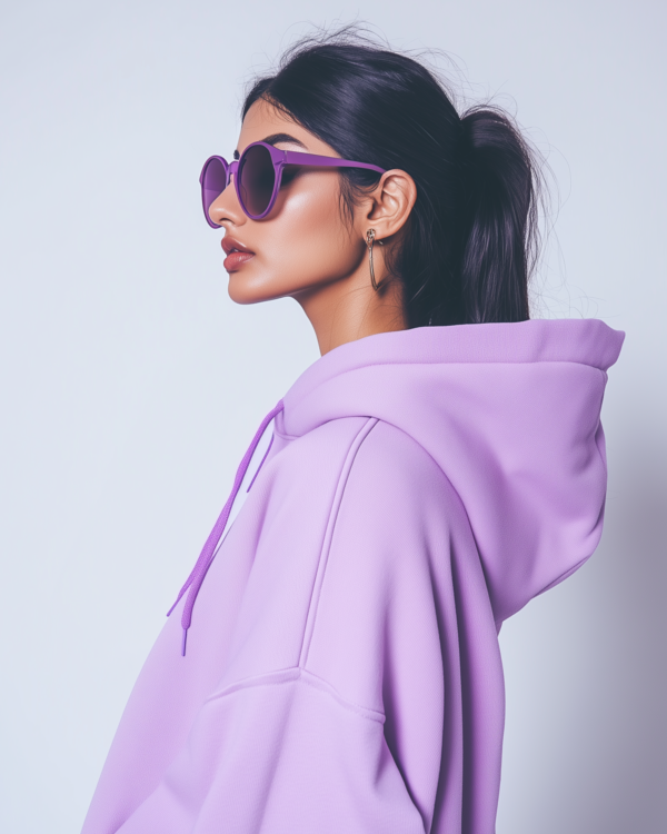 Oversized Lavender Hoodie