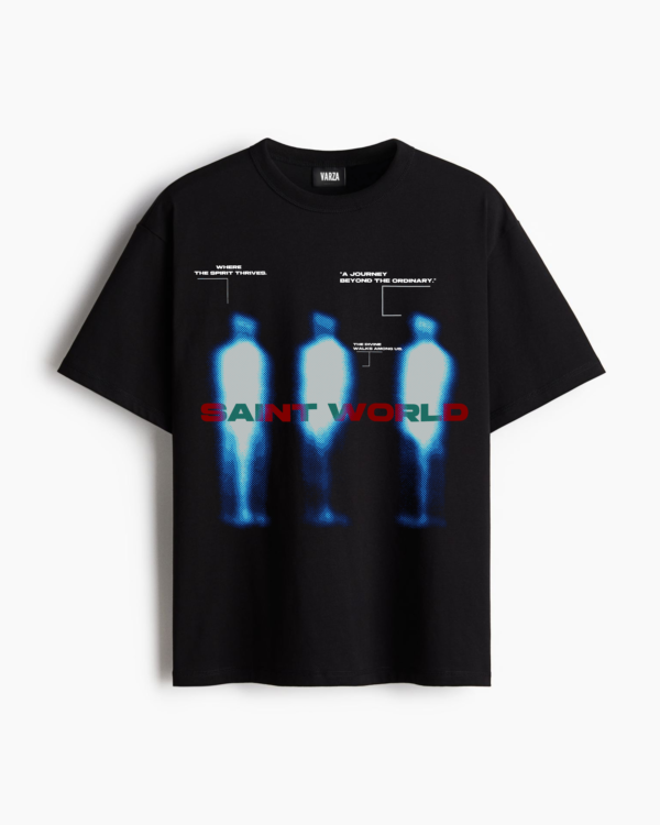 Oversized Printed T-Shirt "Black"
